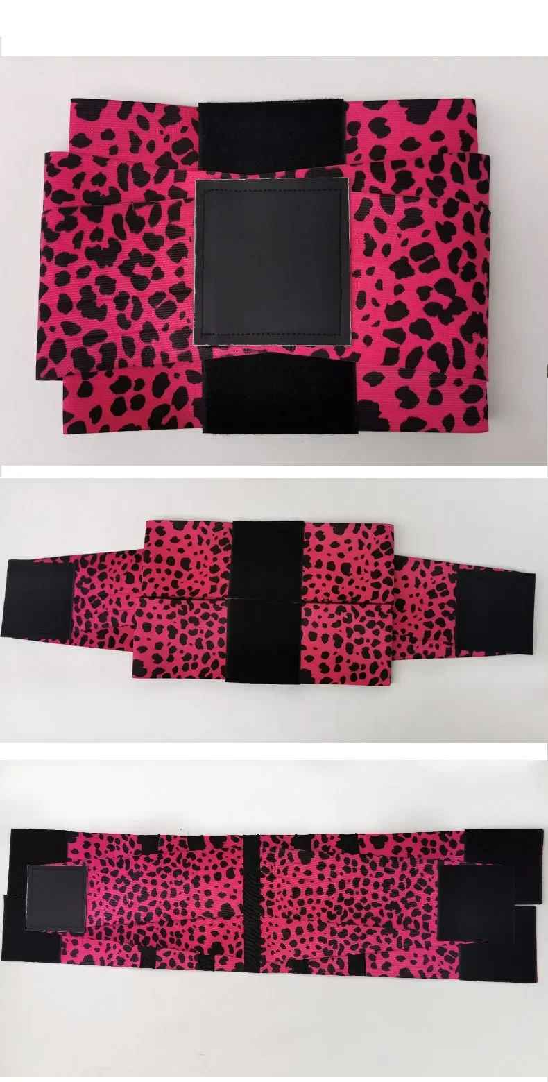 Leopar Desenli Bel Korsesi